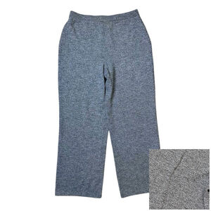 St John Collection Marie Gray Santana Knits Pants Womens 12 Black White Speckled